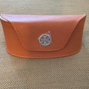 Tory Burch Tangerine Leather Clutch